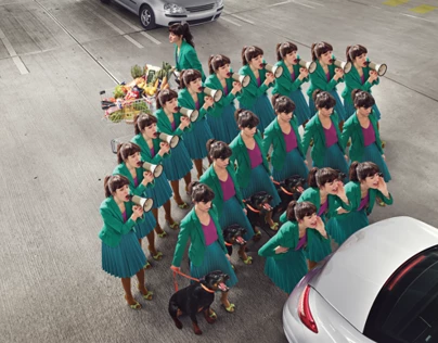 Mercedes Science of stability campaign